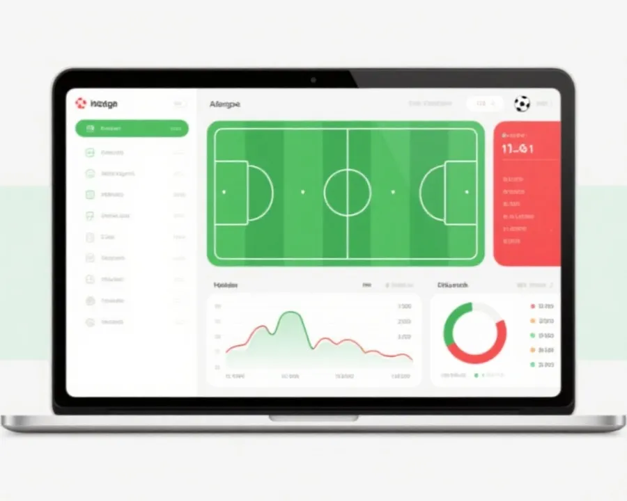 球队战绩与比分数据面板示意图